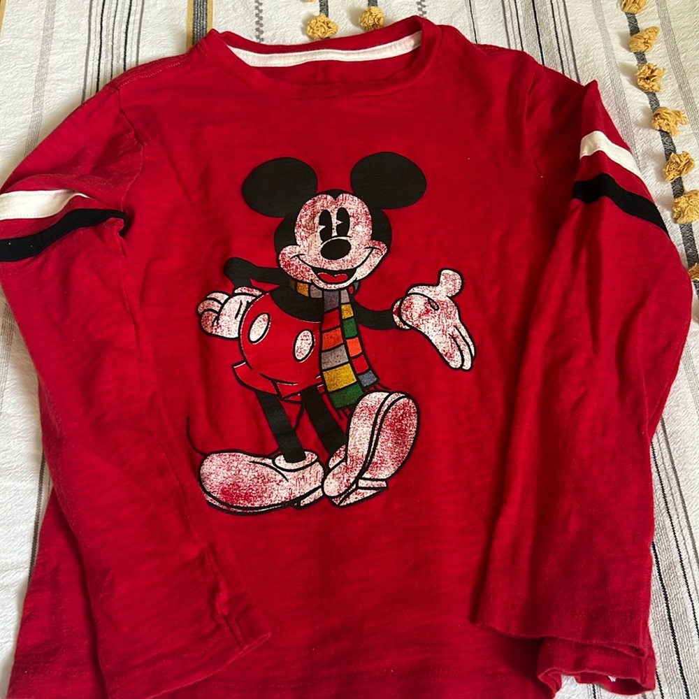 Gap long sleeve Mickey Mouse shirt